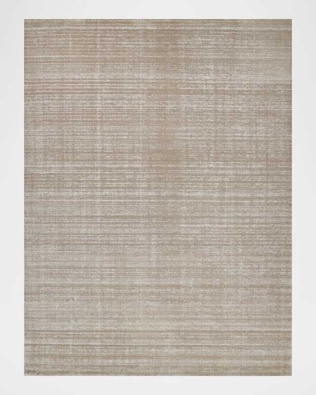 Martelli Modern Hand-Loomed Taupe Rug, 8' x 10'